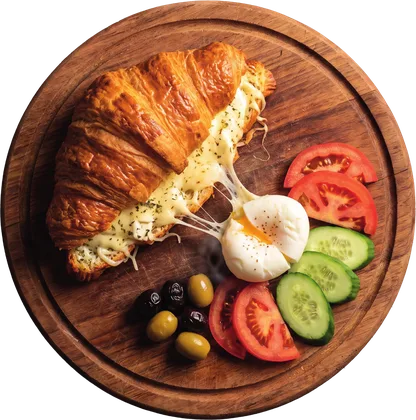 Three-Cheese Croissant